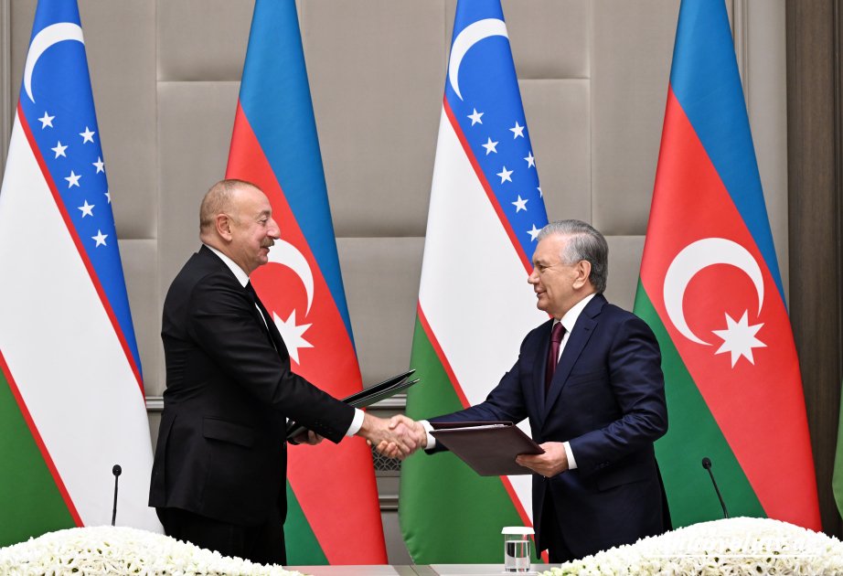 Azərbaycan-Özbəkistan sənədləri imzalandı - Video+ Yenilənib