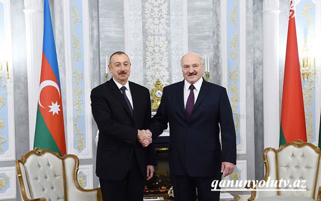 Prezident Lukaşenkoya zəng etdi