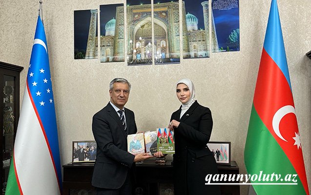Xuraman Muradova Özbəkistan səfiri Bahrom Aşrafxanovun rəsmi dəvətli qonağı olub - Fotolar