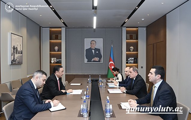 XİN rəhbəri TDT-nin baş katibi ilə görüşdü - Fotolar