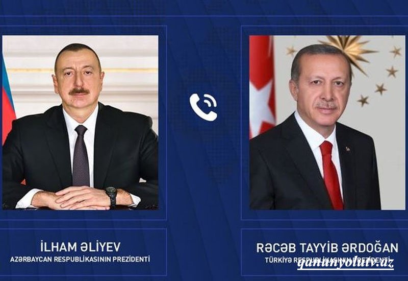 İlham Əliyev Ərdoğana zəng etdi