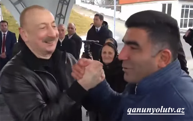 “Maşallah, sənin də yumruğun yaxşıdır” - Video
