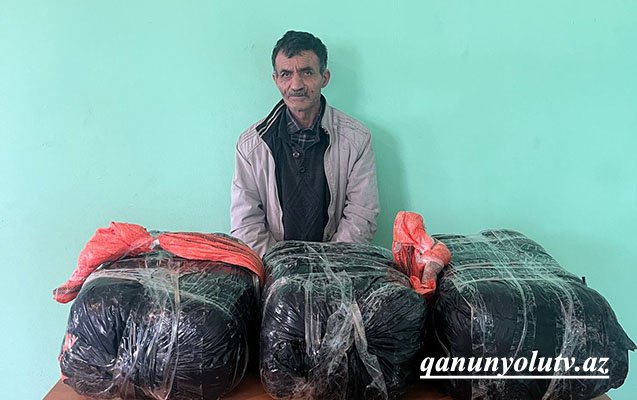 Dövlət sərhədini pozan mütəşəkkil cinayətkar dəstənin qarşısı alınıb - Fotolar