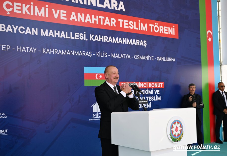 “Kafkazların yıldızı...” - İlham Əliyevi belə təqdim etdilər+Video