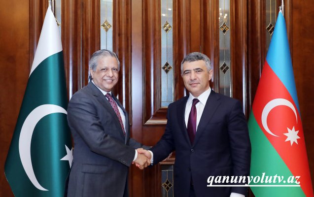 Pakistan ədliyyə naziri Azərbaycanın Ali Məhkəməsində - Fotolar