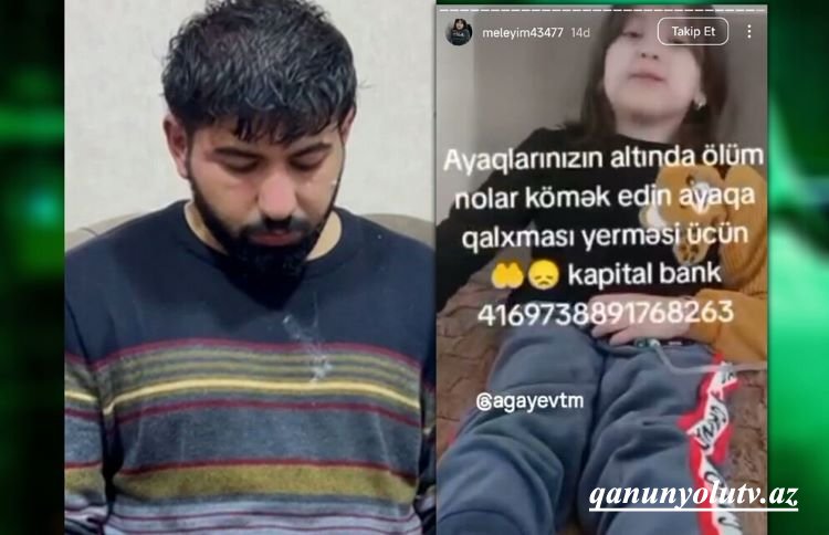 Mələyin görüntüsünü paylaşıb pul toplayan şəxs tutuldu - Foto