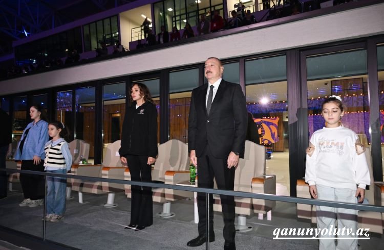 Prezident xanımı ilə Gəncədə III MDB Oyunlarının açılışına qatıldı - Fotolar
