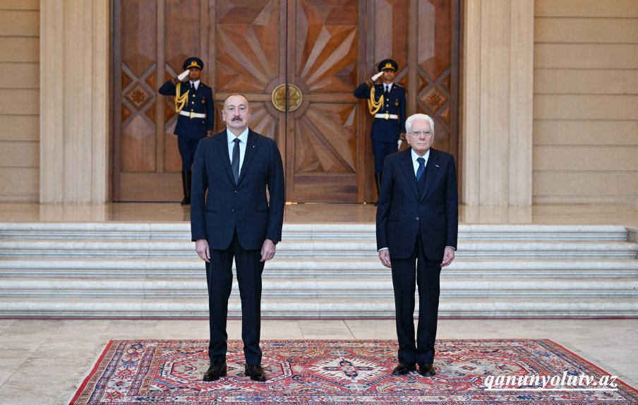 Prezident Mattarella ilə görüşündən paylaşım etdi - Video