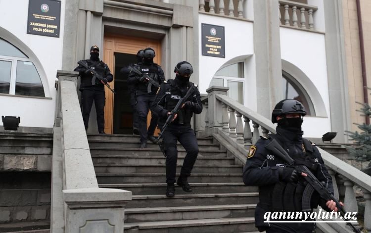 Polis Xankəndidə əməliyyat keçirdi - Saxlanılanlar var
