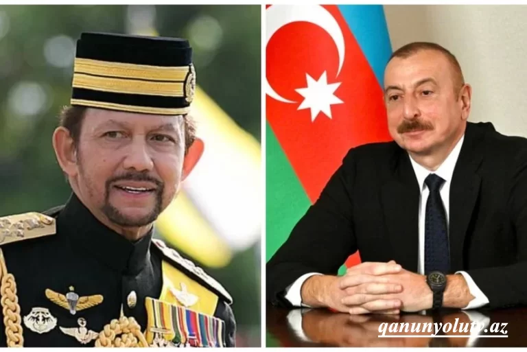 İlham Əliyevlə Bruney Sultanı arasında məktub mübadiləsi oldu