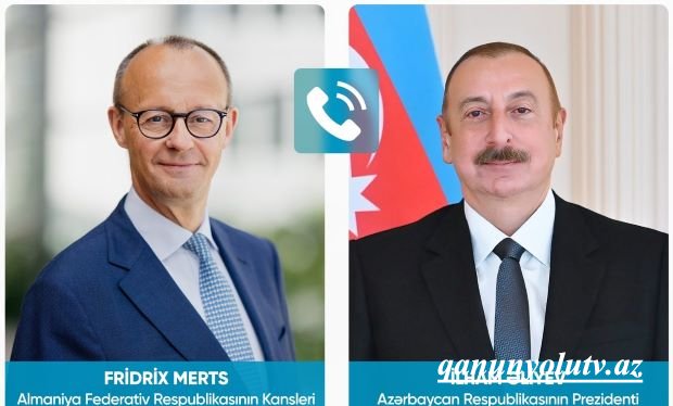 Almaniya Kansleri İlham Əliyevə zəng etdi