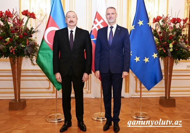 Prezident Slovakiya Milli Şurasının sədri ilə görüşdü - Fotolar - Yenilənib