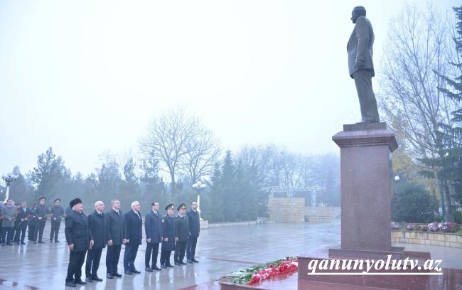 Şamaxıda Ümummilli Liderin xatirəsi anıldı - Fotolar