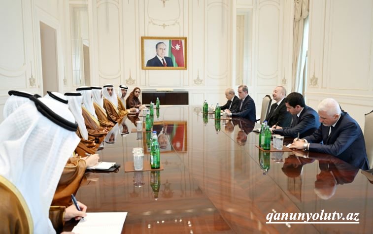 Prezident Qəbələdə BƏƏ nümayəndələrini qəbul etdi - Fotolar