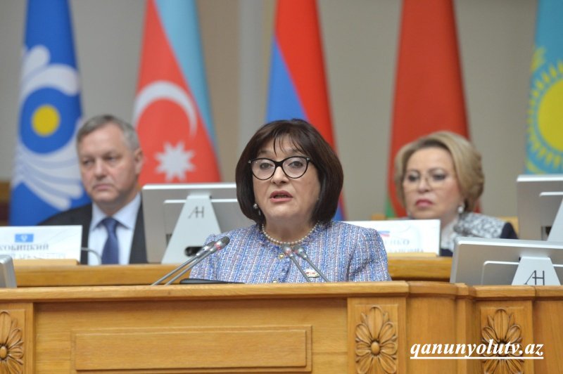 Sahibə Qafarova MDB PA-nın 60-cı plenar iclasında - Fotolar