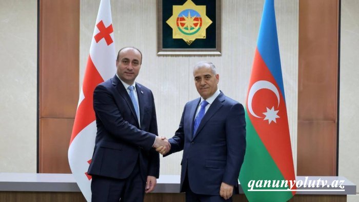 Əli Nağıyev Bakıda gürcü həmkarı ilə görüşdü - Fotolar