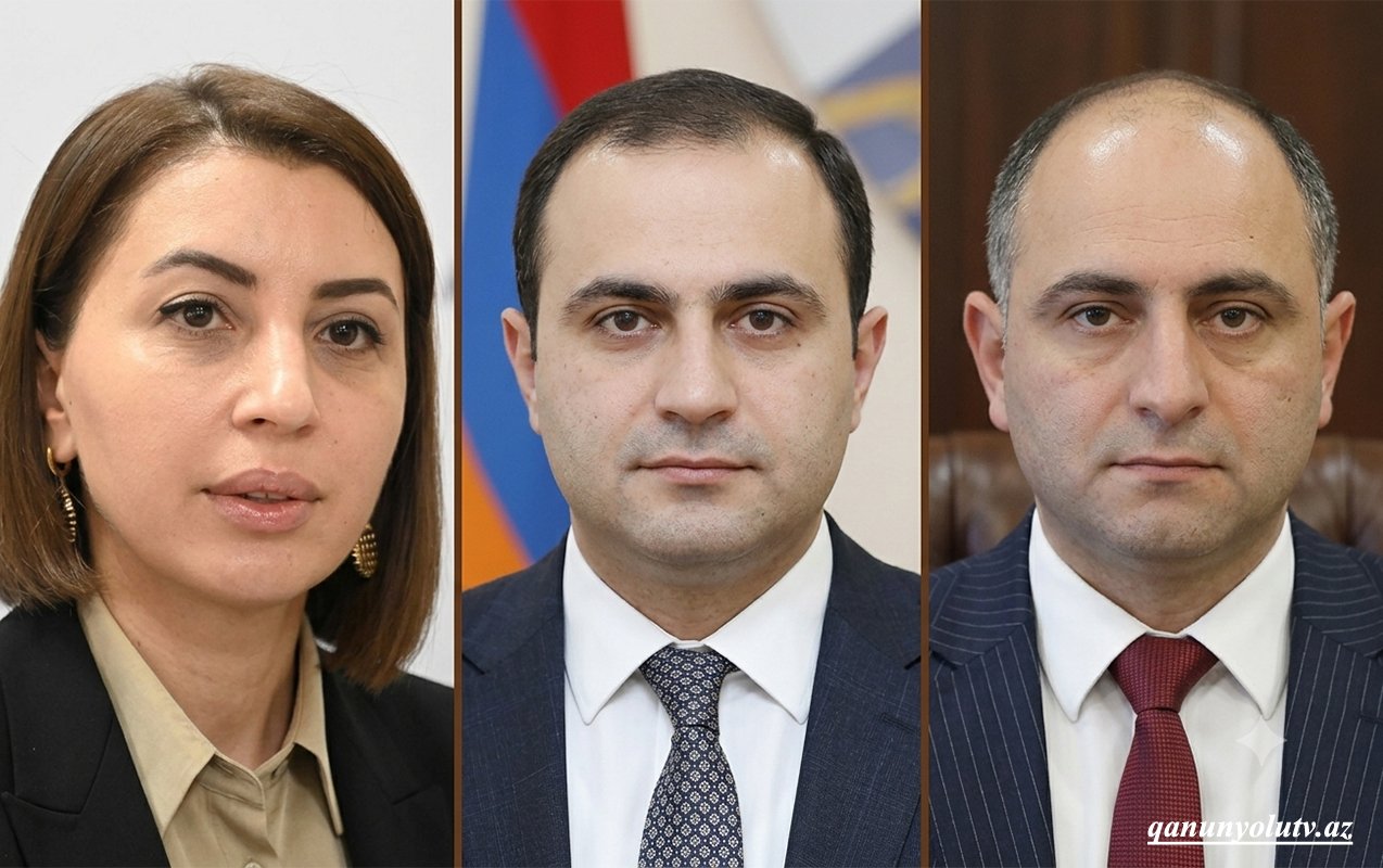 Nikol Paşinyan bu 3 nəfəri yenidən vəzifəyə təyin etdi