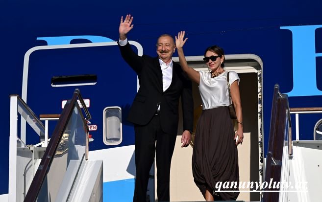 Prezidentin Özbəkistan səfərindən - Görüntülər
