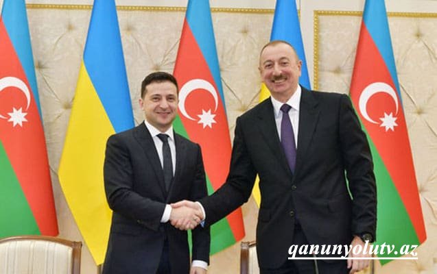 Volodimir Zelenski İlham Əliyevə təşəkkür etdi